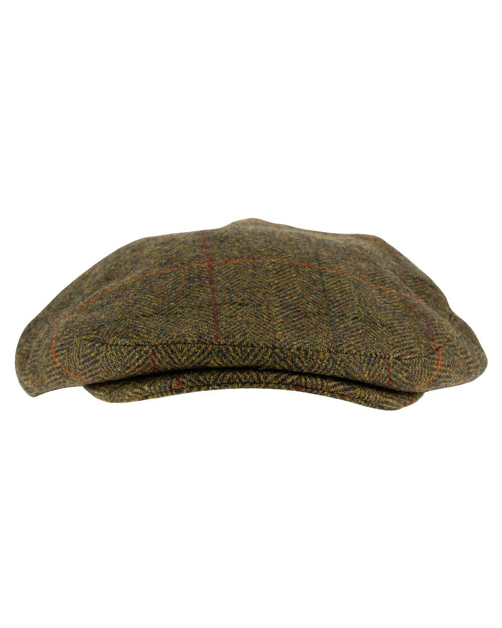 Brown coloured Jack Pyke Junior Wool Blend Flat Cap on white background #colour_brown