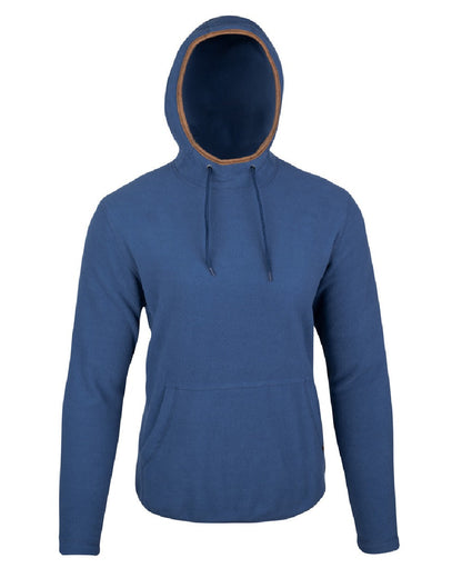 Denim coloured Jack Pyke Ladies Fleece Hoodie on white background #colour_denim