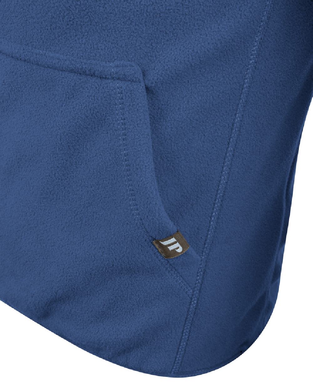 Denim coloured Jack Pyke Ladies Fleece Hoodie on white background #colour_denim