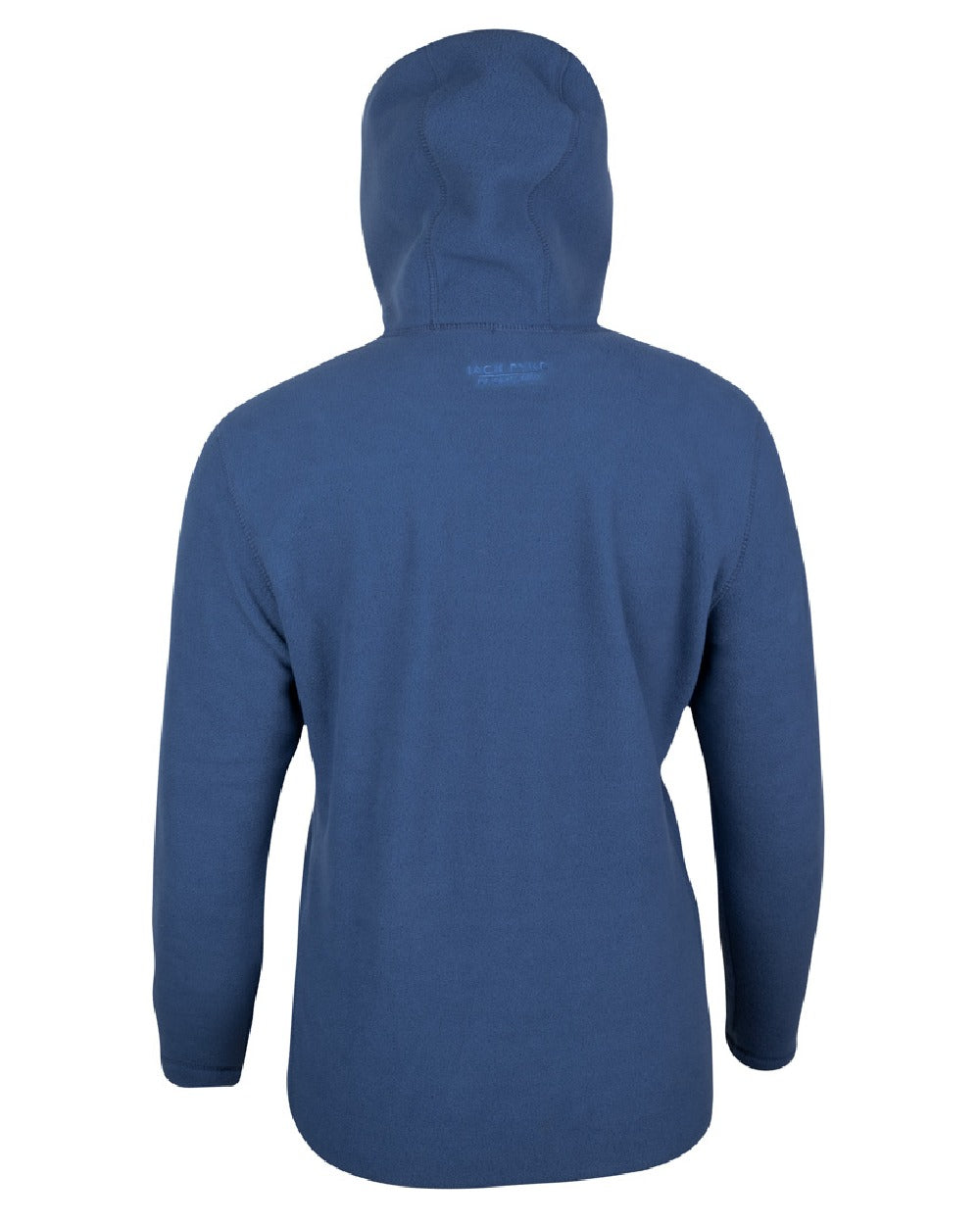 Denim coloured Jack Pyke Ladies Fleece Hoodie on white background #colour_denim