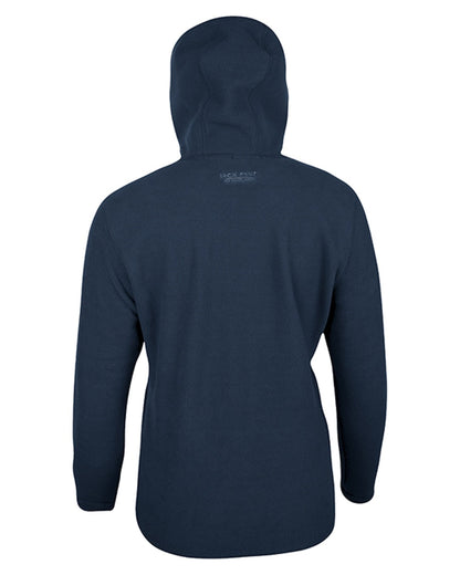 Navy coloured Jack Pyke Ladies Fleece Hoodie on white background #colour_navy