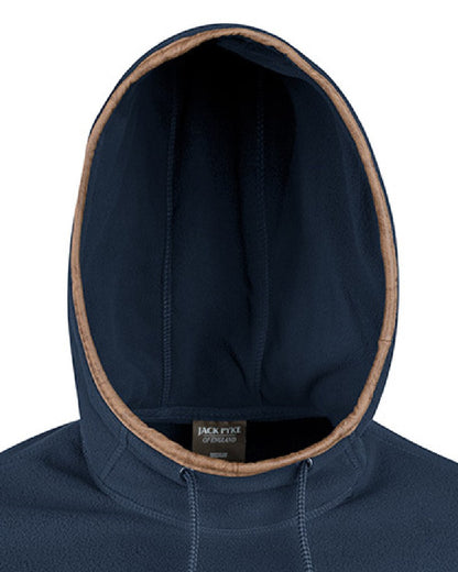 Navy coloured Jack Pyke Ladies Fleece Hoodie on white background #colour_navy