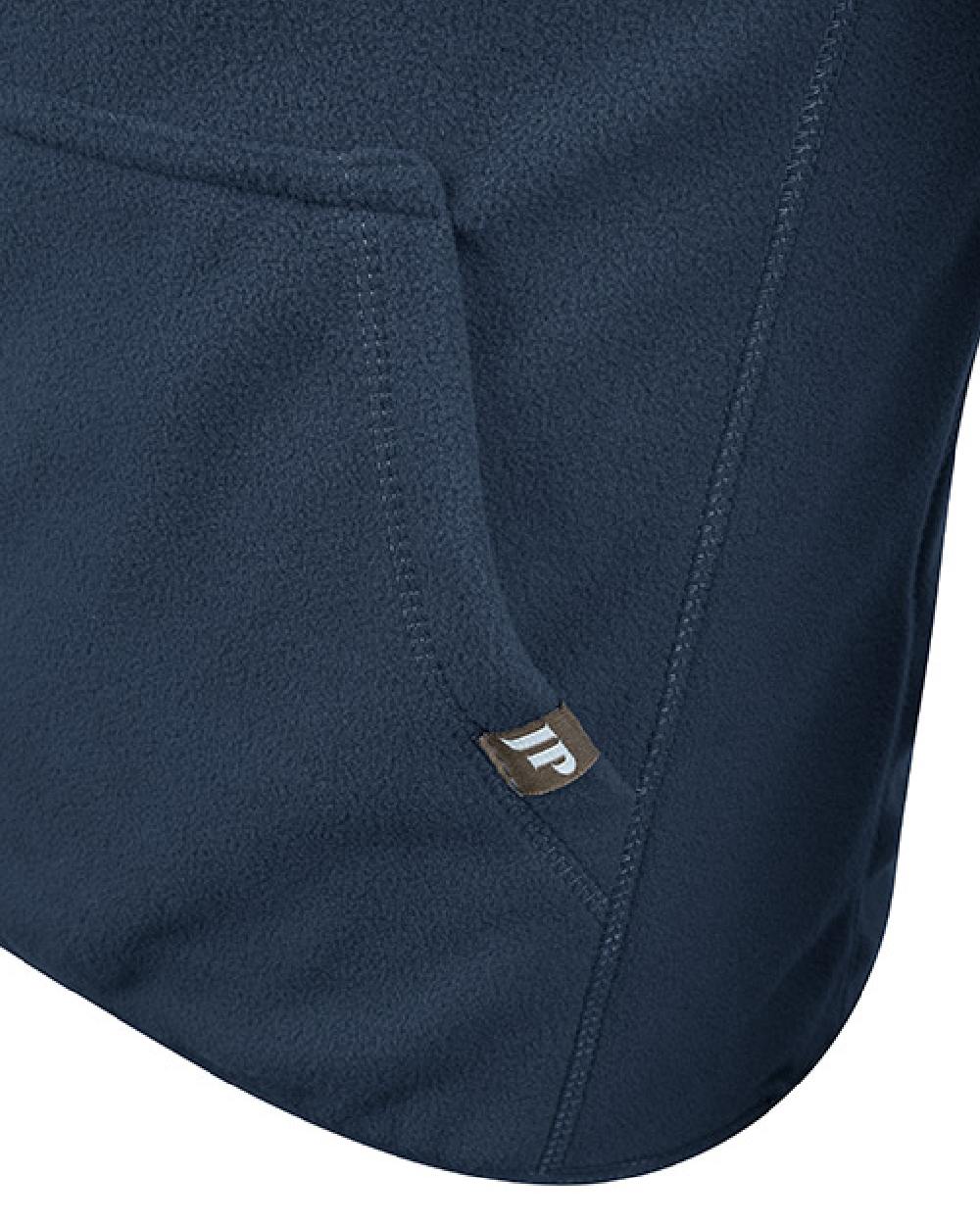 Navy coloured Jack Pyke Ladies Fleece Hoodie on white background #colour_navy