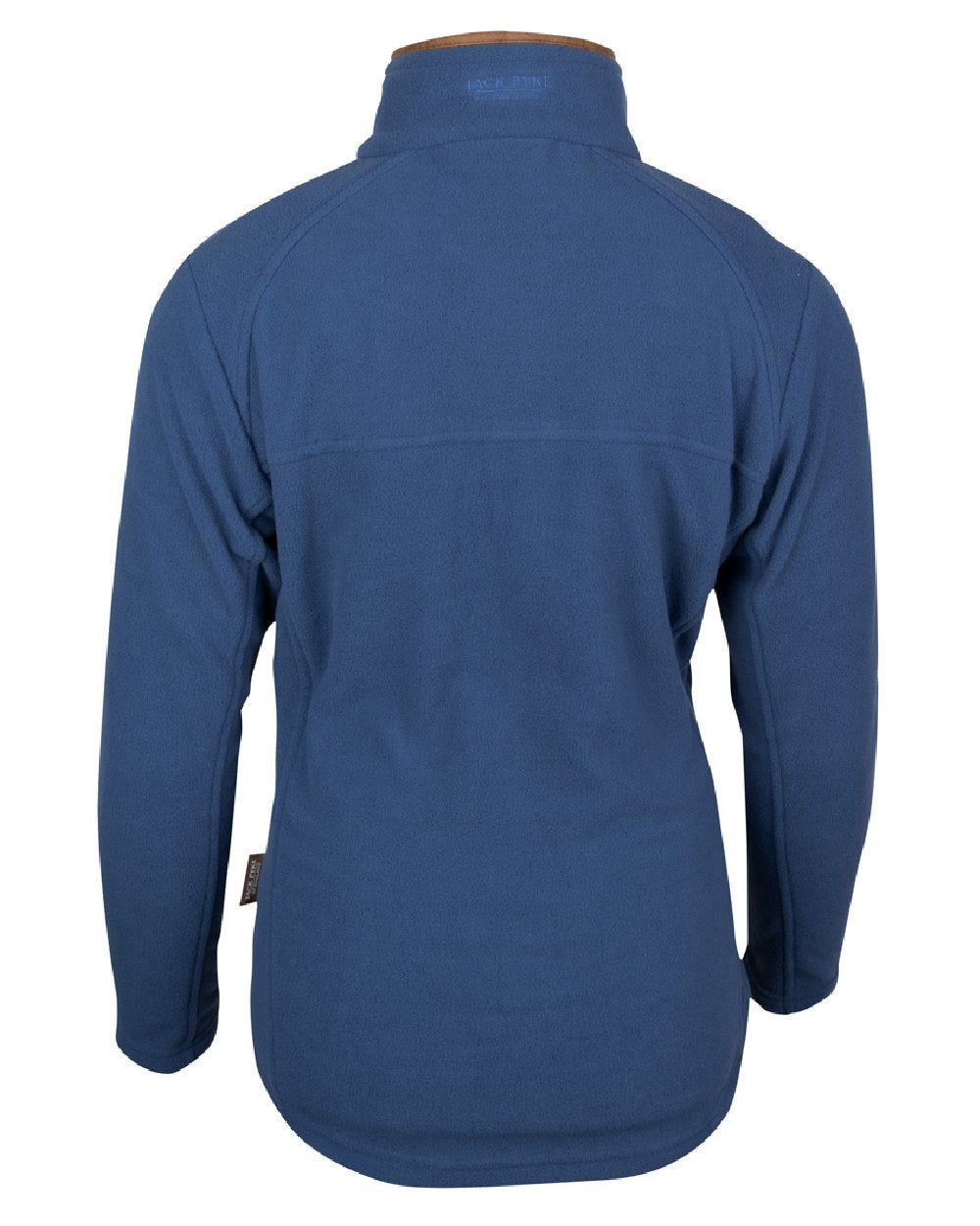 Denim coloured Jack Pyke Ladies Fleece Jacket on white background #colour_denim