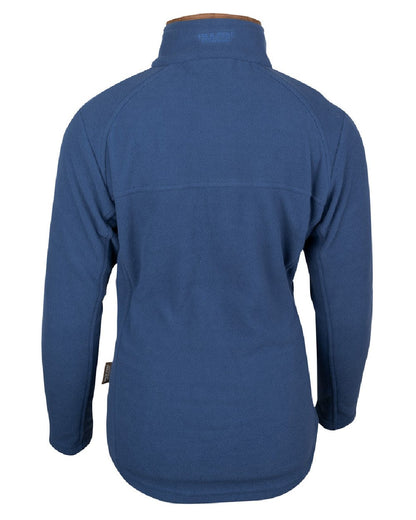 Denim coloured Jack Pyke Ladies Fleece Jacket on white background #colour_denim