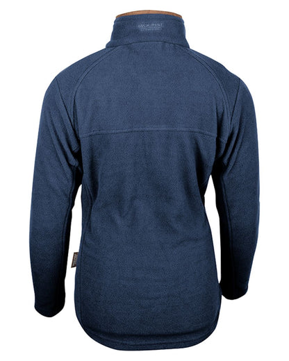 Navy coloured Jack Pyke Ladies Fleece Jacket on white background #colour_navy
