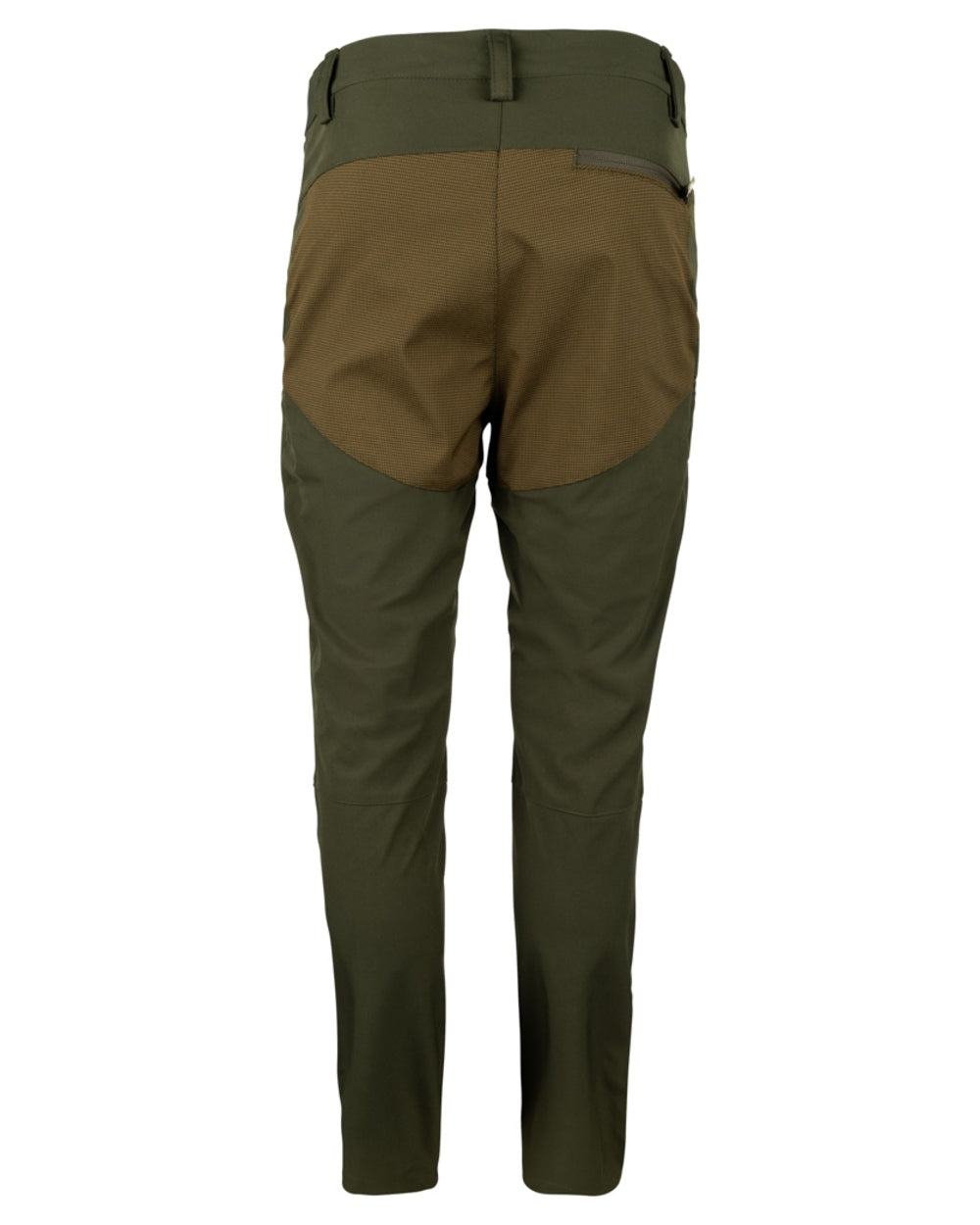 Green coloured Jack Pyke Ladies Technical Trousers on white background #colour_green