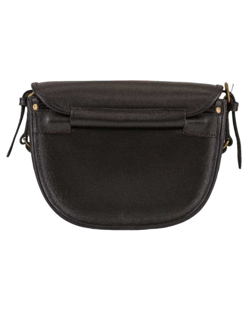 Brown coloured Jack Pyke Leather Cartridge Bag on white background #colour_brown
