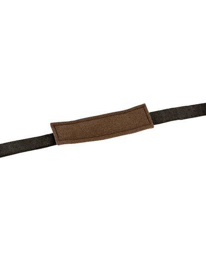 Brown coloured Jack Pyke Leather Cartridge Bag on white background #colour_brown