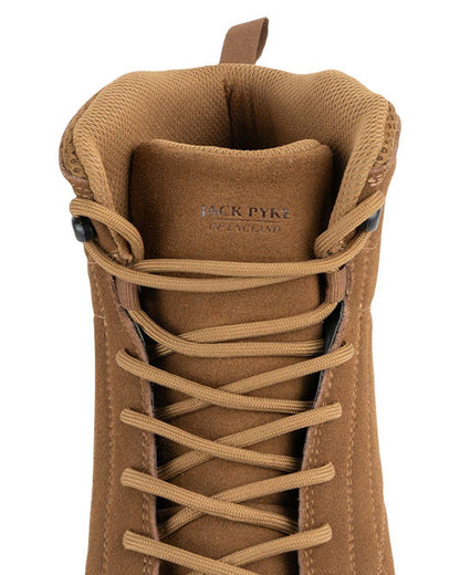 Brown coloured Jack Pyke Lowland Boots on white background #colour_brown