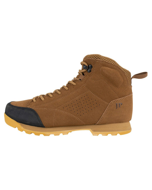 Brown coloured Jack Pyke Lowland Boots on white background #colour_brown