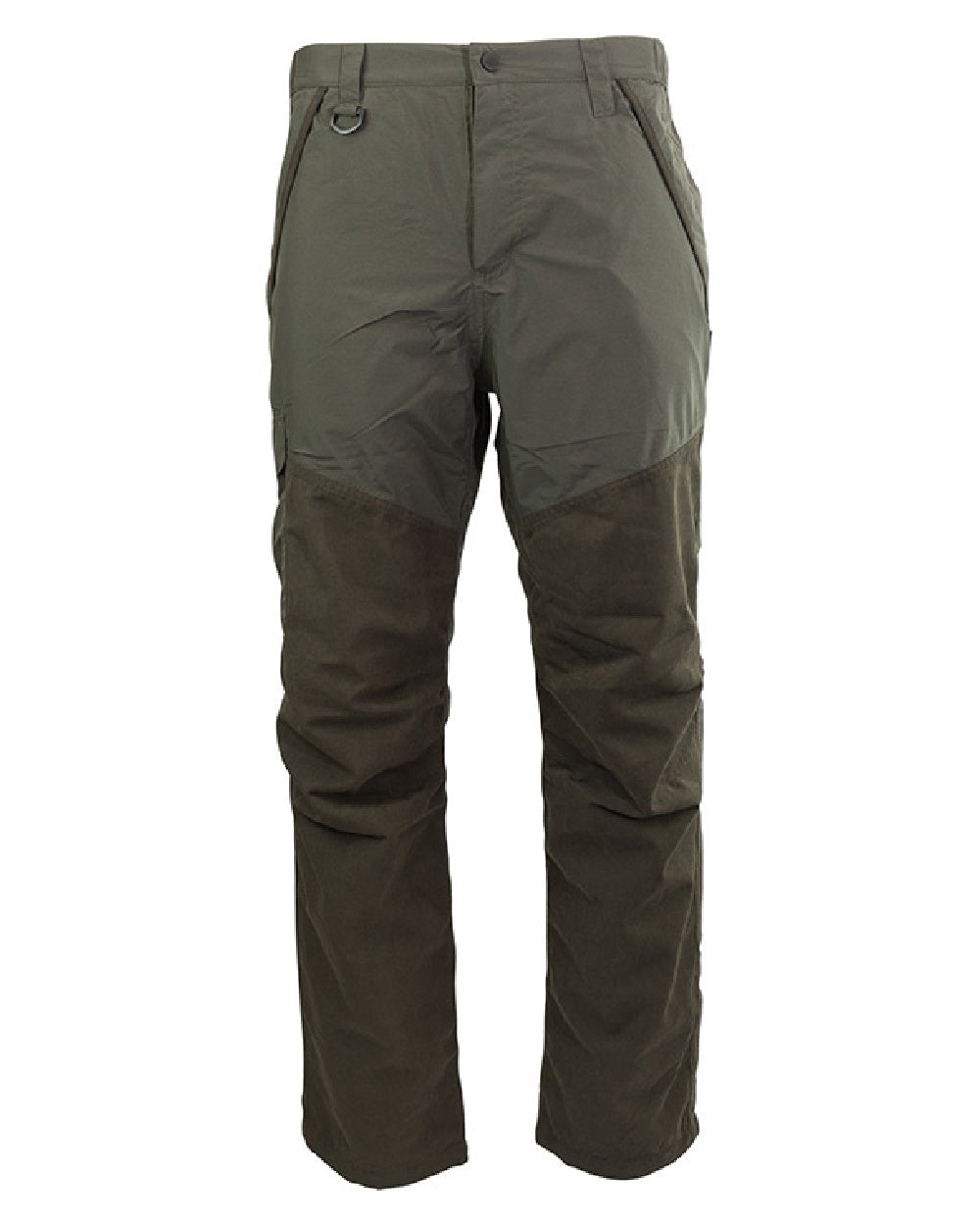 Green coloured Jack Pyke Mens Ashcombe Trousers on white background #colour_green