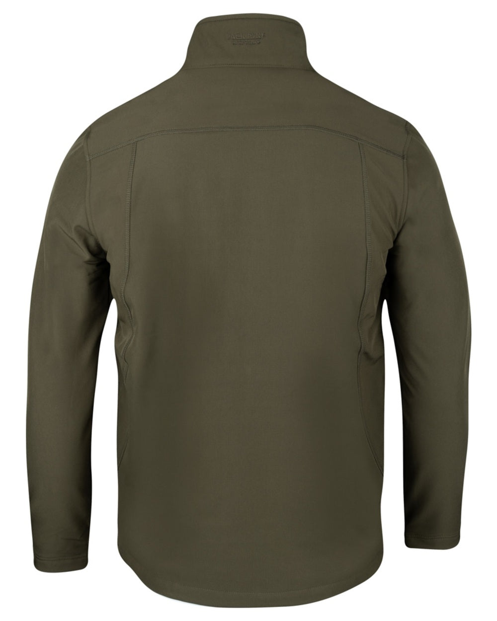 Green coloured Jack Pyke Mens Bleasdale Softshell Jacket on white background #colour_green