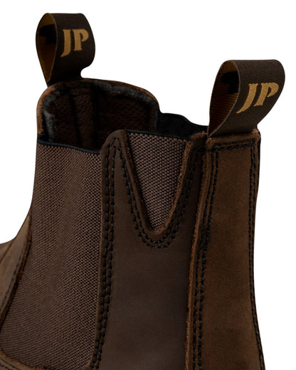 Brown coloured Jack Pyke Mens Safety Dealer Boots on white background #colour_brown