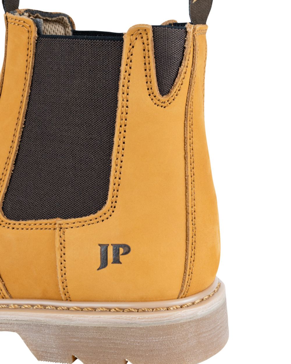 Honey coloured Jack Pyke Mens Safety Dealer Boots on white background #colour_honey