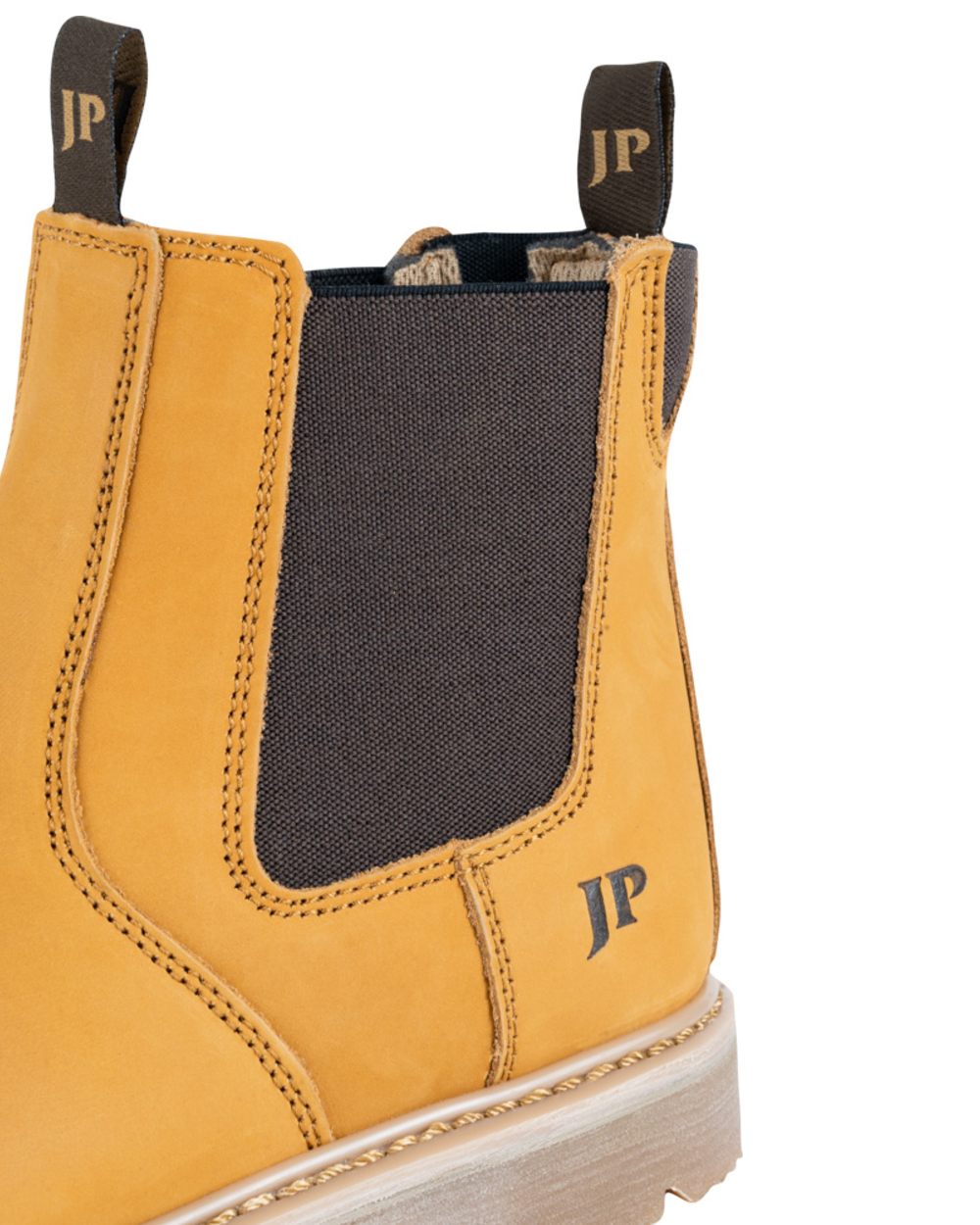 Honey coloured Jack Pyke Mens Safety Dealer Boots on white background #colour_honey