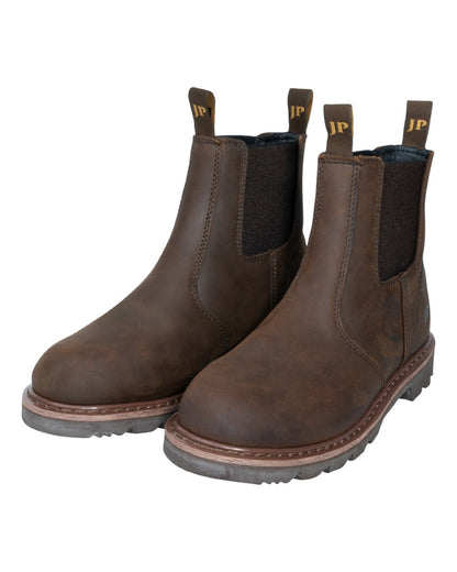 Brown Coloured Jack Pyke Mens Shires Dealer Boots on white background #colour_brown