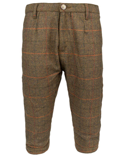Brown Coloured Jack Pyke Mens Tweed Breeks on white background #colour_brown