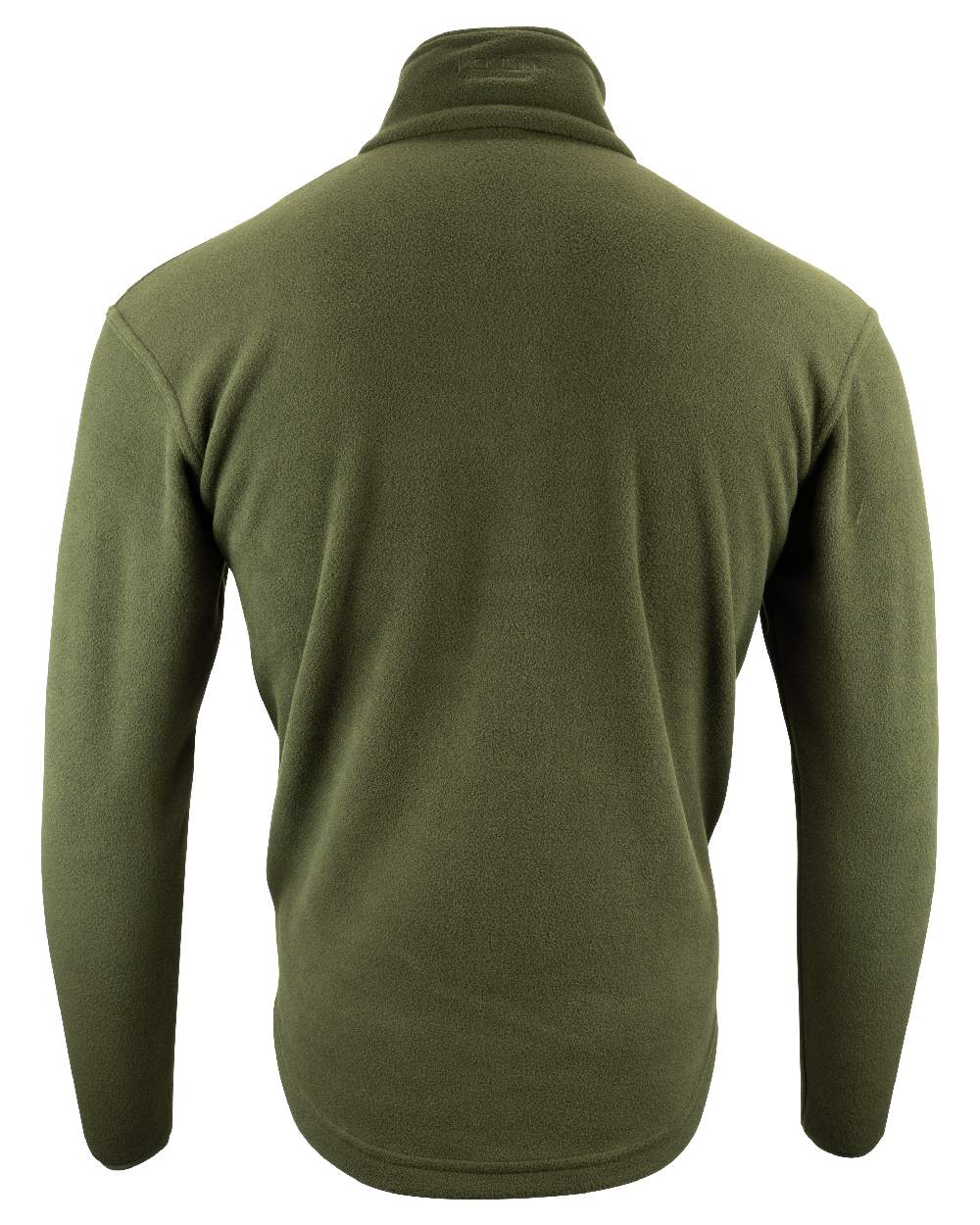 Green coloured Jack Pyke Pheasant Motif Fleece Pullover on white background #colour_green