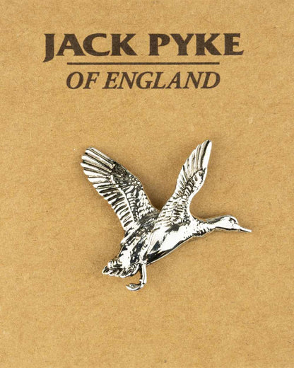 Duck styled Jack Pyke Pin Badge on white background #style_duck