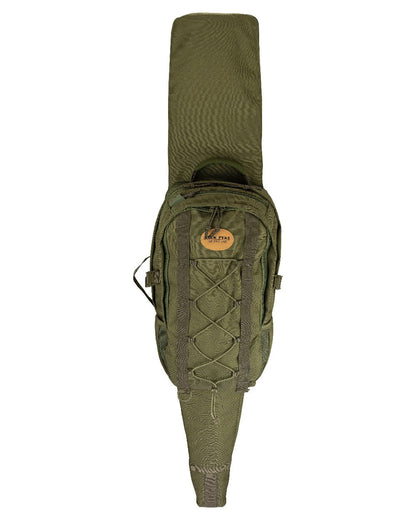 Green coloured Jack Pyke Rifle Rucksack on white background #colour_green