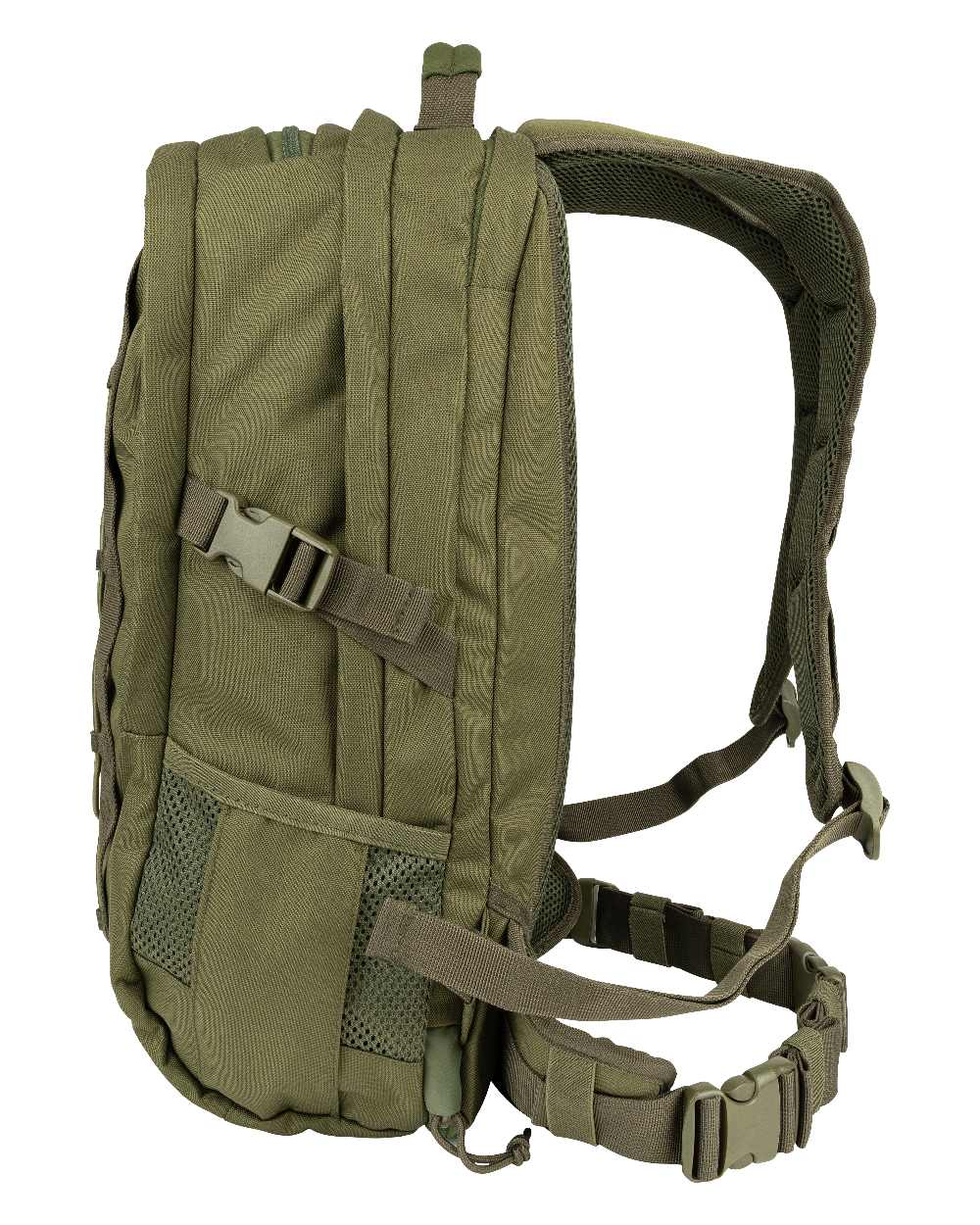 Green coloured Jack Pyke Rifle Rucksack on white background #colour_green