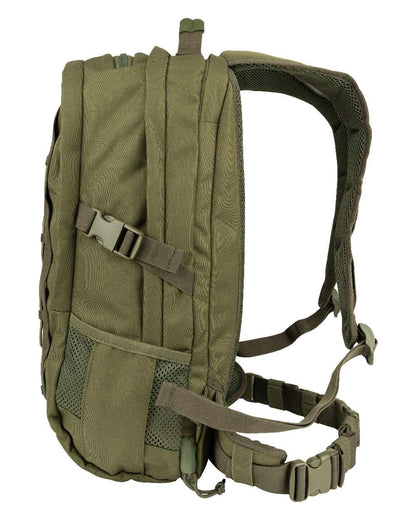 Green coloured Jack Pyke Rifle Rucksack on white background #colour_green