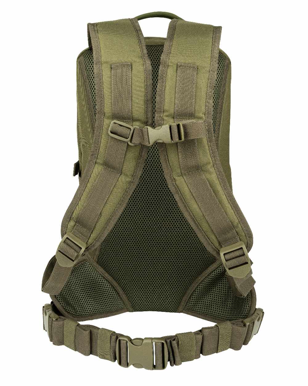 Green coloured Jack Pyke Rifle Rucksack on white background #colour_green
