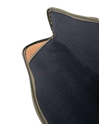 Brown coloured Jack Pyke Rifle and Sight Slip Duotex on white background #colour_brown