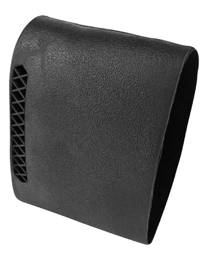 Black coloured Jack Pyke Shock Absorbing Rubber Recoil Pad on white background #colour_black