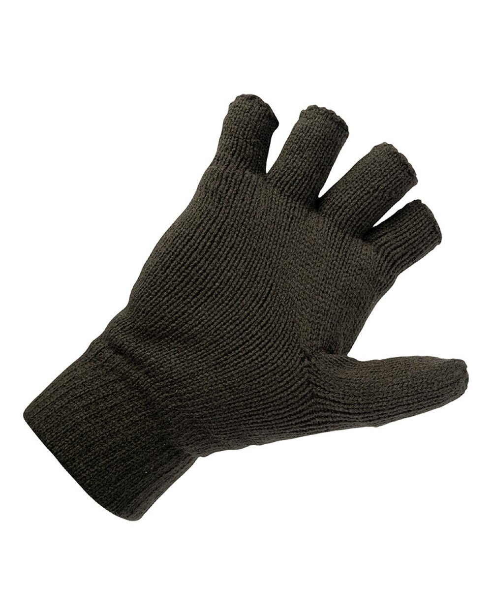 Green coloured Jack Pyke Shooters Mitts on white background #colour_green