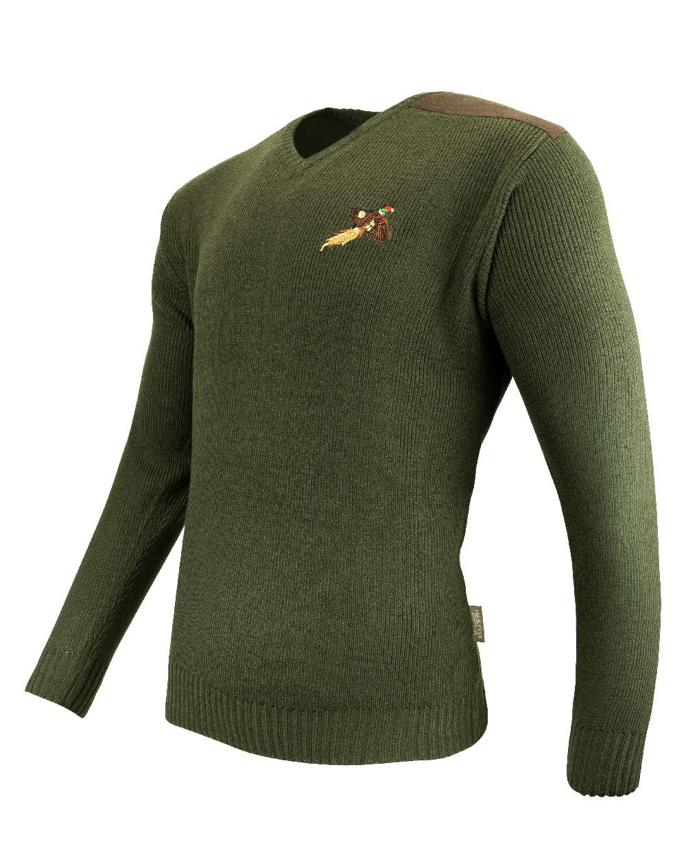 Green coloured Jack Pyke Shooters Pullover on white background #colour_green