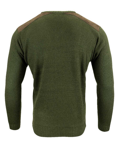 Green coloured Jack Pyke Shooters Pullover on white background #colour_green
