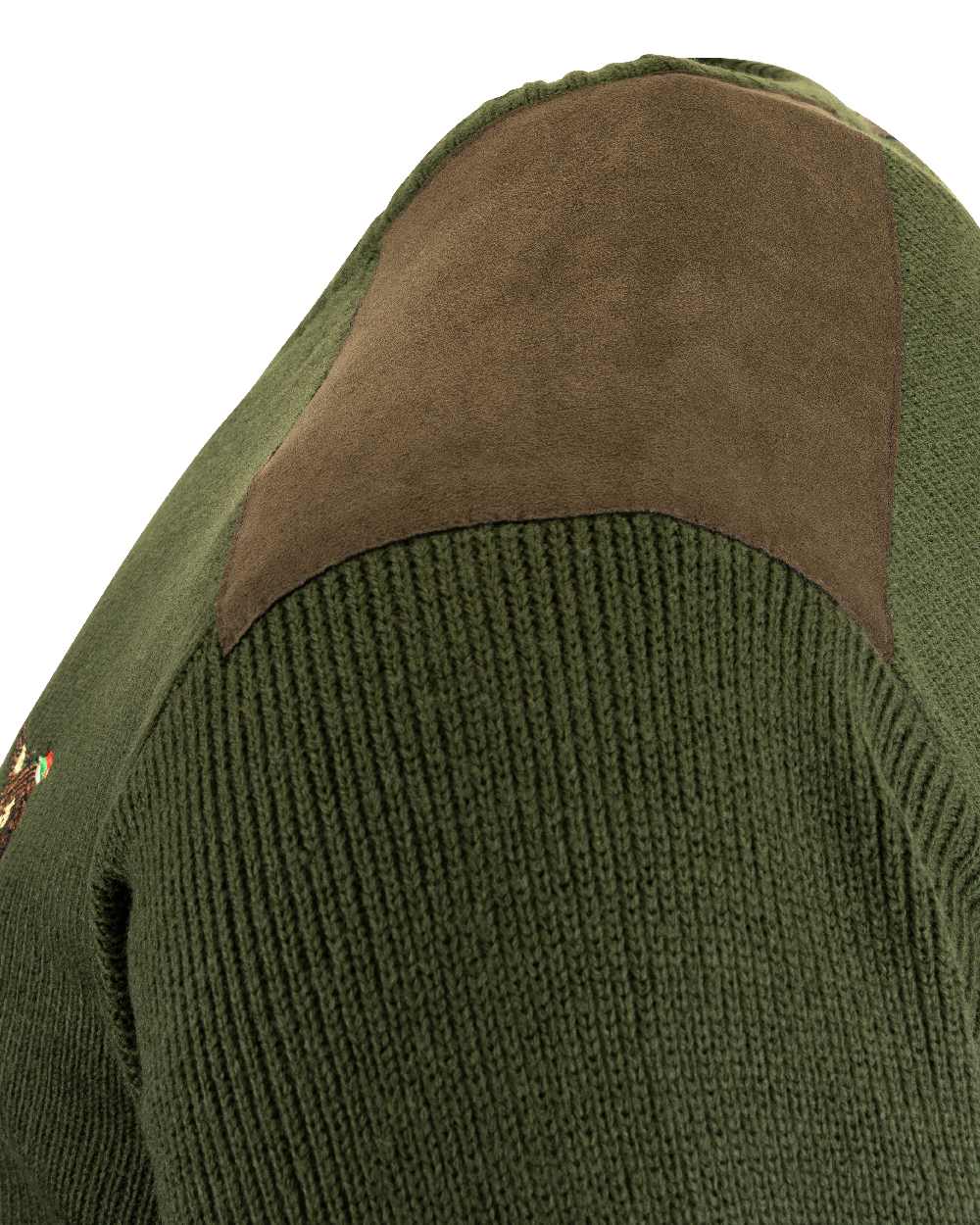 Green coloured Jack Pyke Shooters Pullover on white background #colour_green