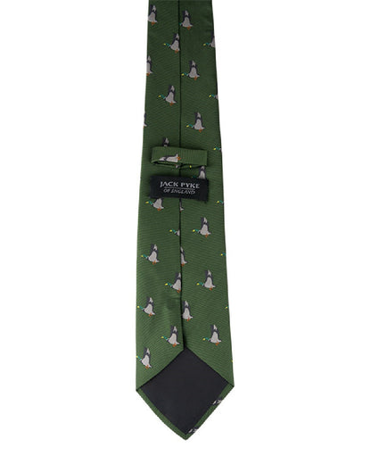 Green coloured Jack Pyke Shooting Tie Duck on white background #colour_green
