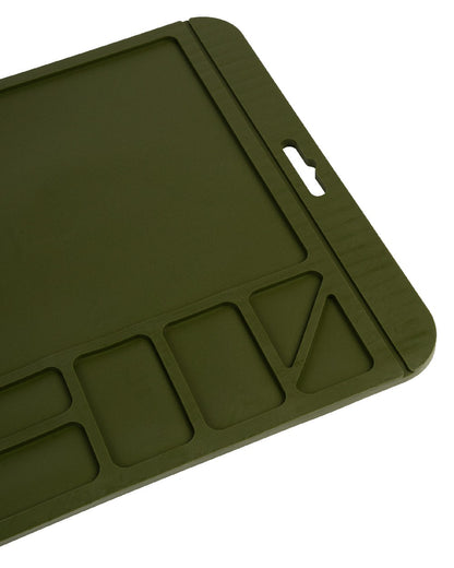 Green coloured Jack Pyke Silicone Gun Maintenance Mat on white background #colour_green