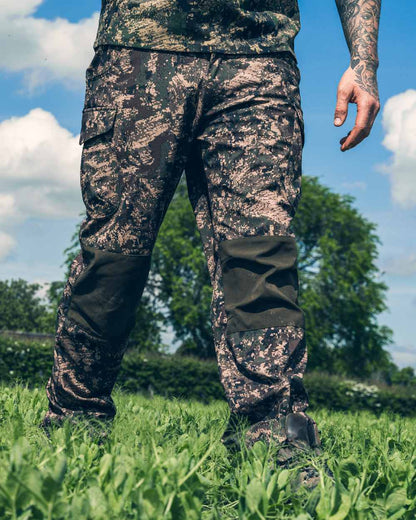 Digicam coloured Jack Pyke Softshell Trousers on grassy background #colour_digicam