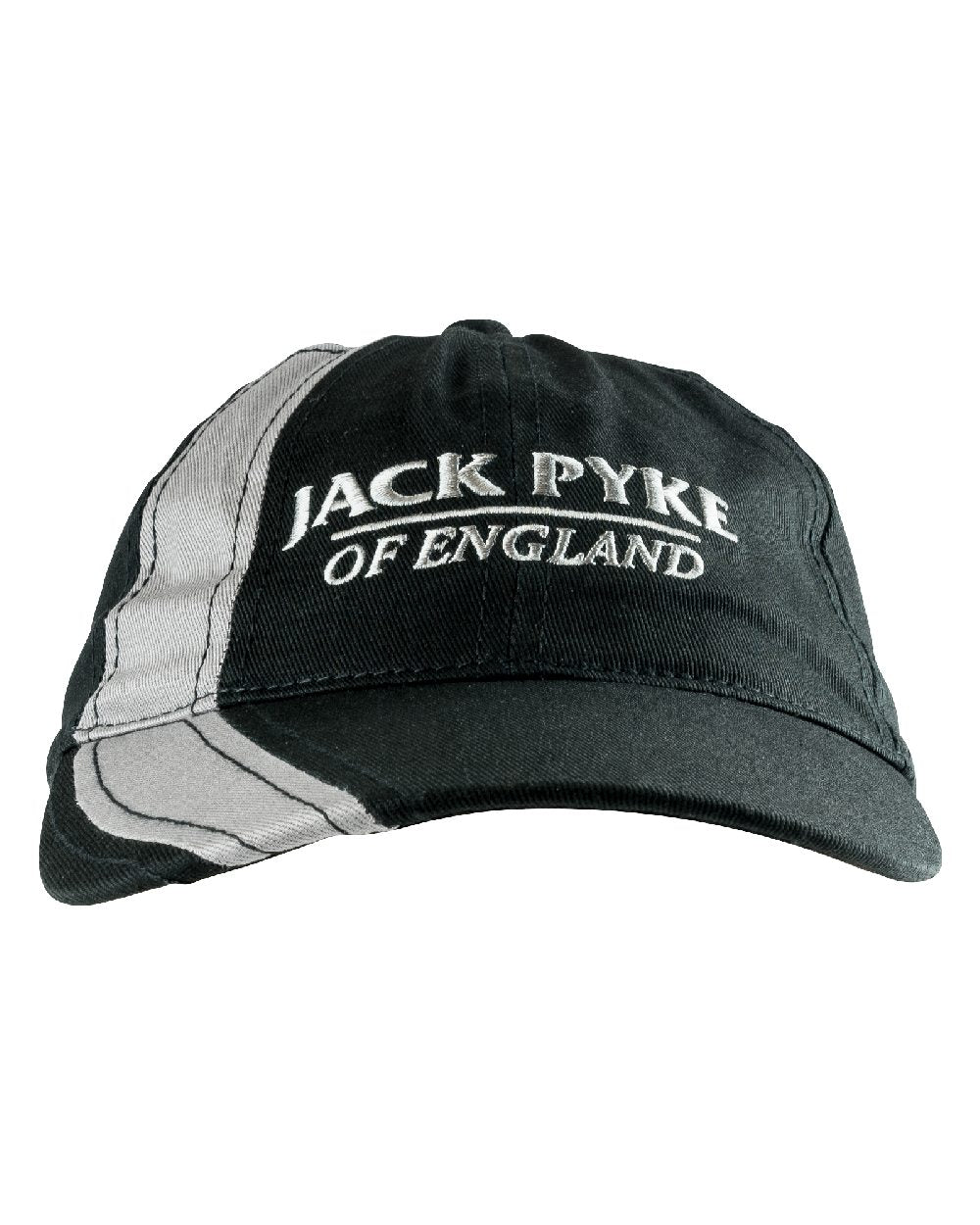 Black coloured Jack Pyke Sporting Baseball Hat on white background #colour_black