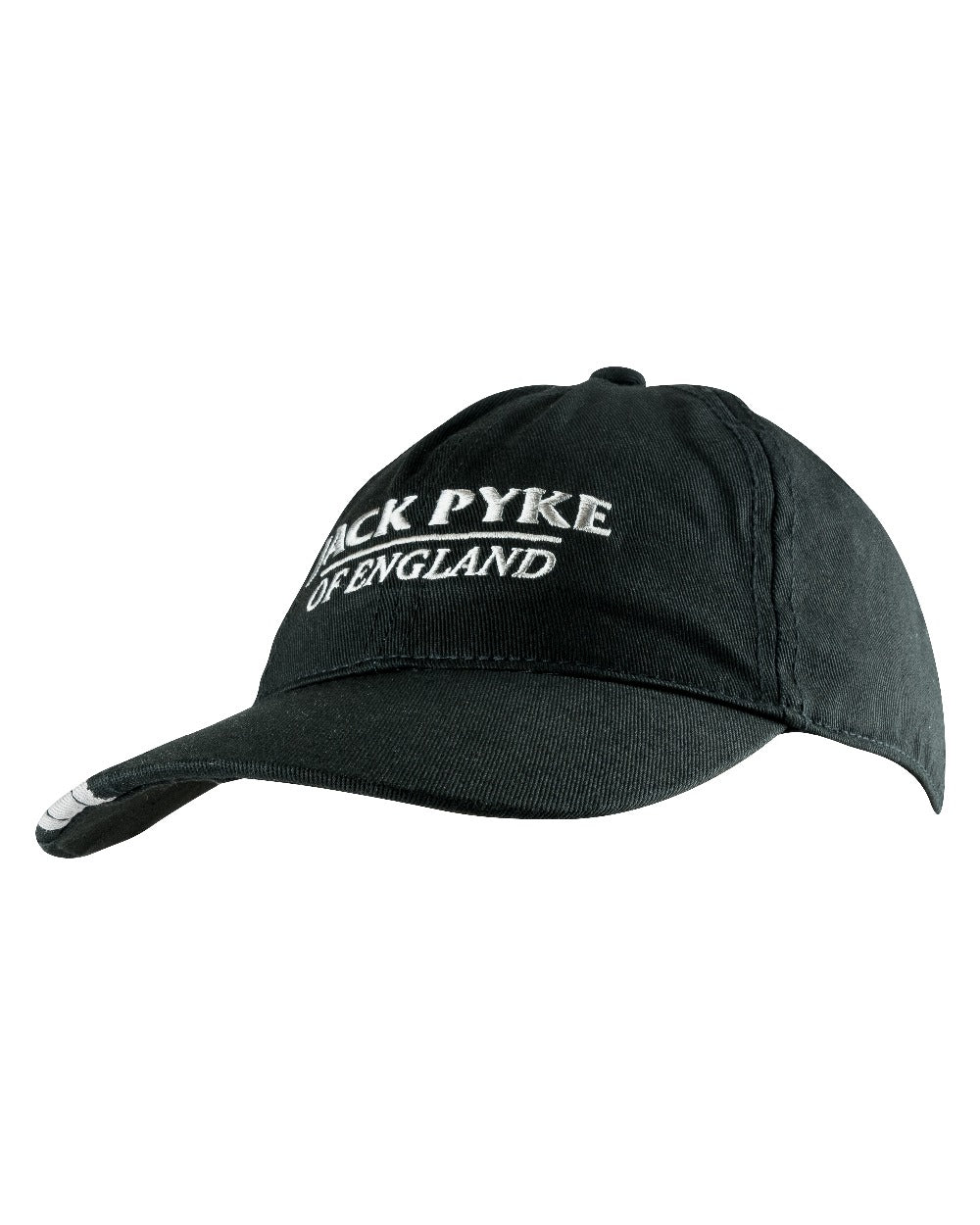 Black coloured Jack Pyke Sporting Baseball Hat on white background #colour_black