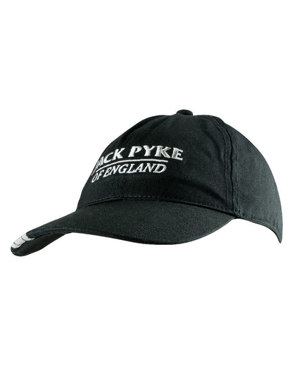 Black coloured Jack Pyke Sporting Baseball Hat on white background #colour_black