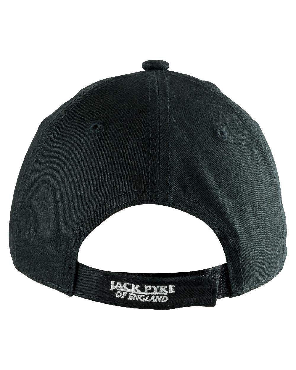 Black coloured Jack Pyke Sporting Baseball Hat on white background #colour_black