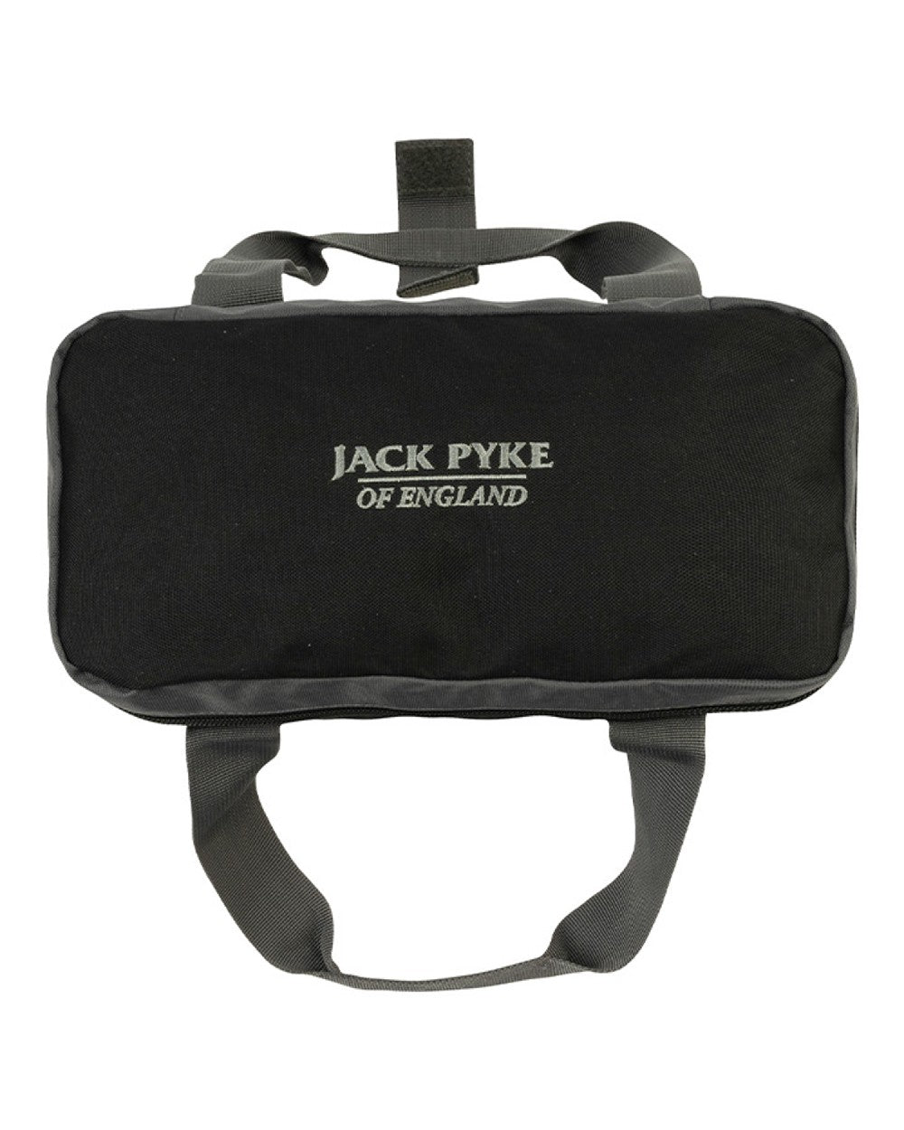 Black coloured Jack Pyke Sporting Cartridge Carrier 100 on white background #colour_black