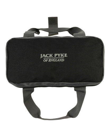 Black coloured Jack Pyke Sporting Cartridge Carrier 100 on white background #colour_black