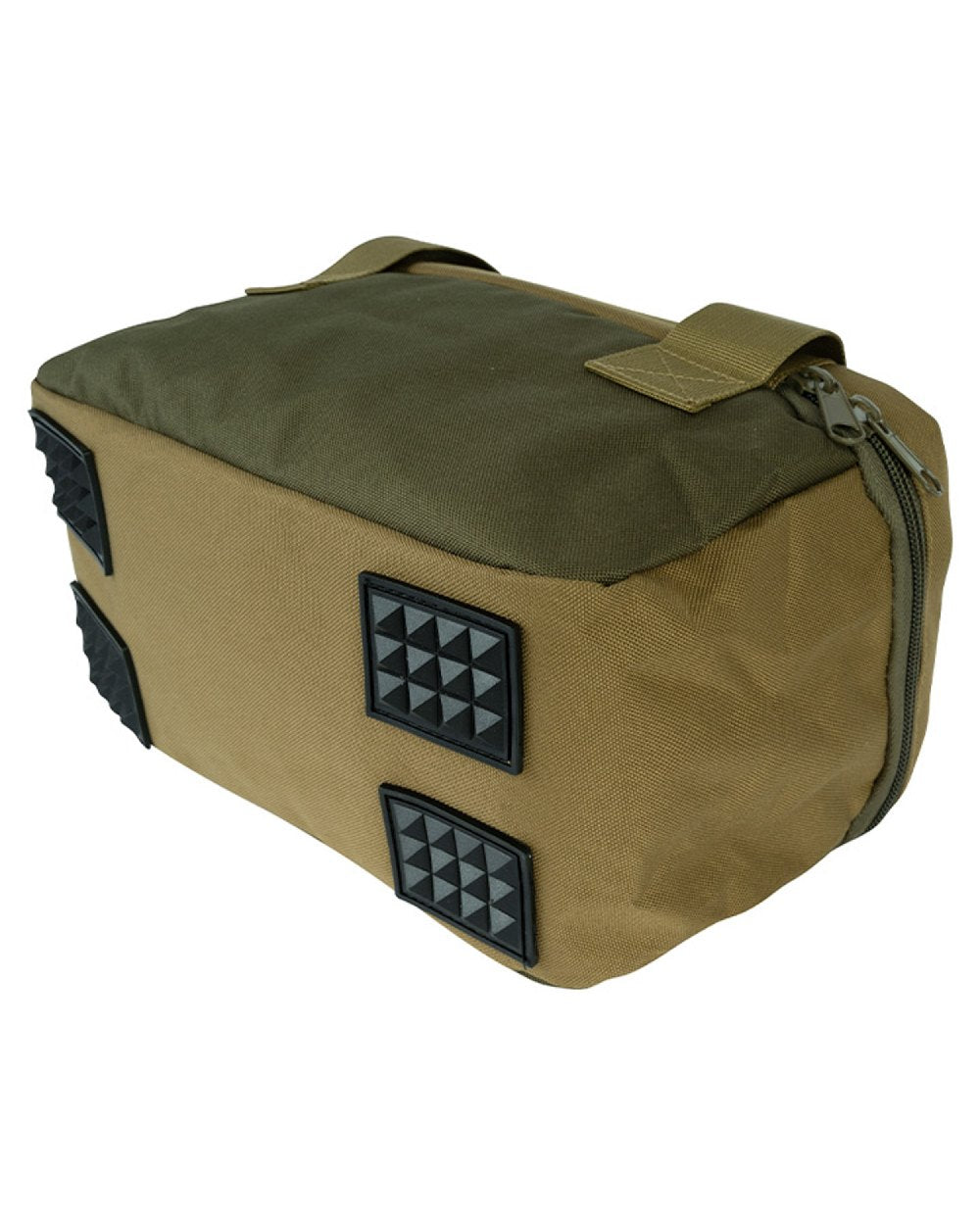 Green coloured Jack Pyke Sporting Cartridge Carrier 100 on white background #colour_green