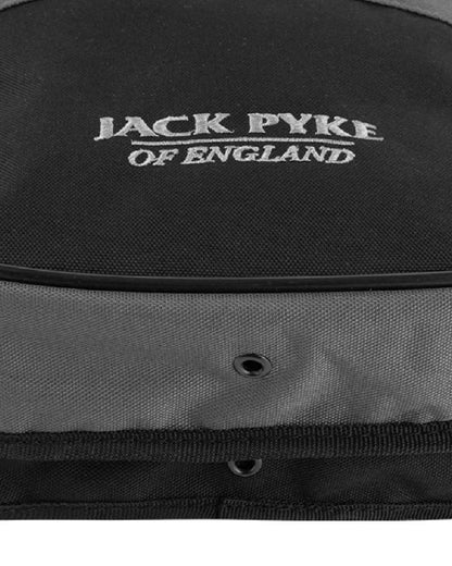 Black coloured Jack Pyke Sporting Cartridge Pouch on white background #colour_black