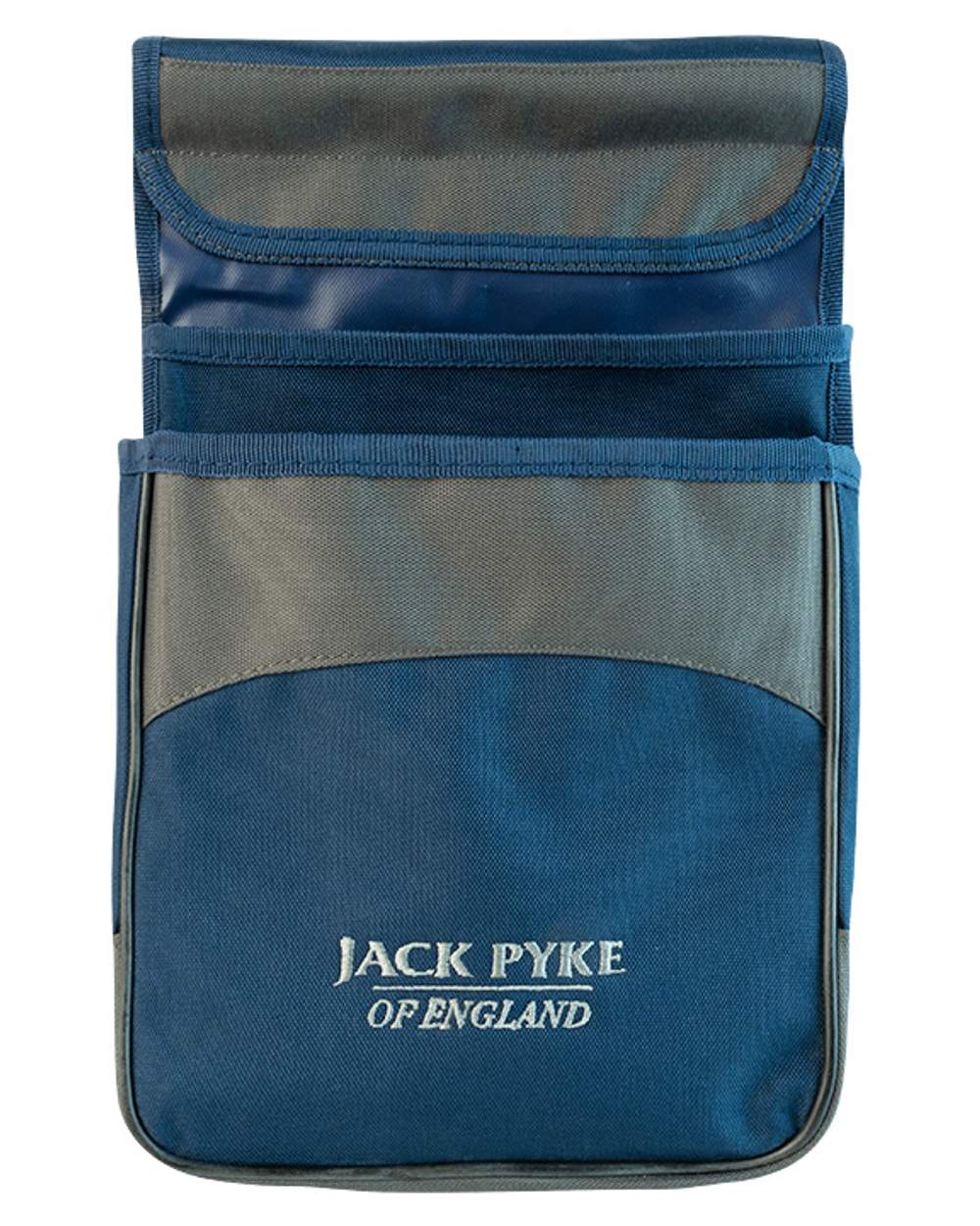 Blue coloured Jack Pyke Sporting Cartridge Pouch on white background #colour_blue