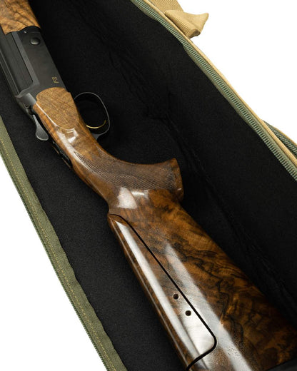 Green coloured Jack Pyke Sporting Gun Slip on white background #colour_green