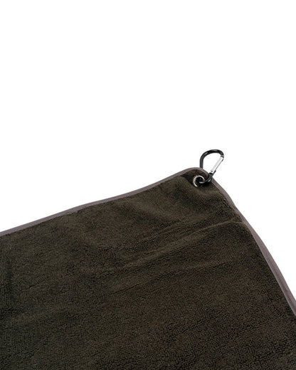Green coloured Jack Pyke Sporting Shooters Towel on white background #colour_green