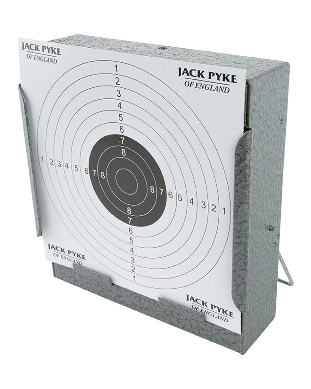 Jack Pyke Steel Paper Target Holder & Pellet Catcher on white background