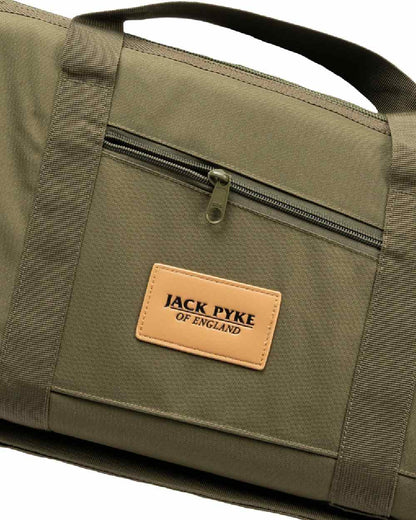 Green coloured Jack Pyke Super Scope Slip on white background #colour_green